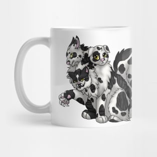 CerPURRus: Black Bicolor Tabby Mug